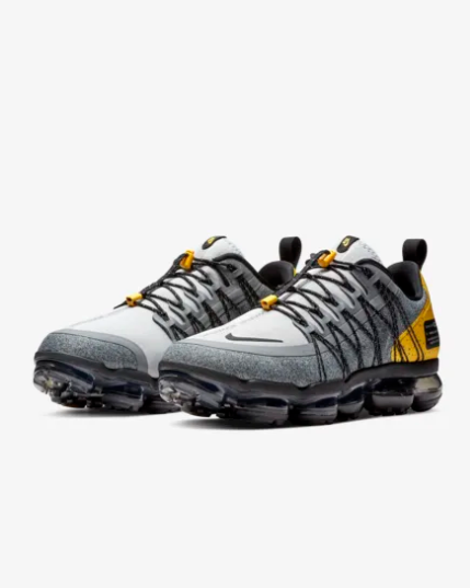 2019 Nike Air VaporMax Run UTLTY Grey Black Yellow Shoes - Click Image to Close